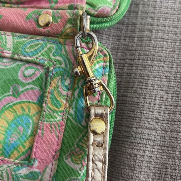 Lilly Pulitzer Zip Around Wallet Wristlet ID Phone Holder 6Lx3.5W - Picture 7 of 7